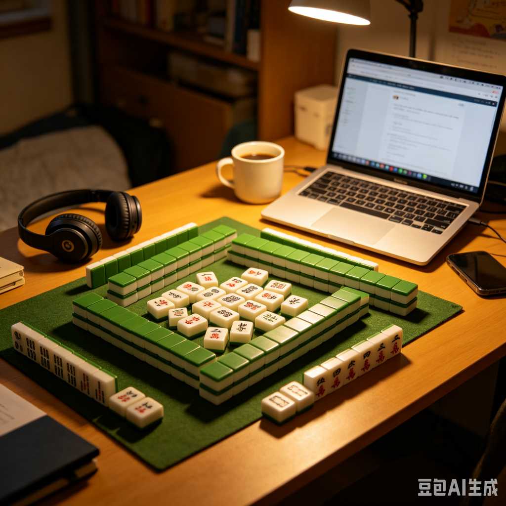 classic text mahjong set