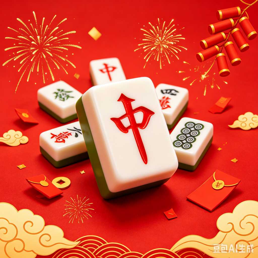 indoor leisure game mahjong set