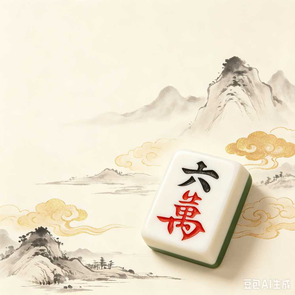 large print mahjong set